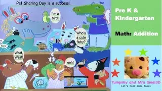 Math Addition, Pet's in the Classroom, #BooksReadAloud to #kidsbooks #math #kindergarten