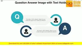 Question Answer Image With Text Holders Ppt Powerpoint Presentation Professional Slide Portrait