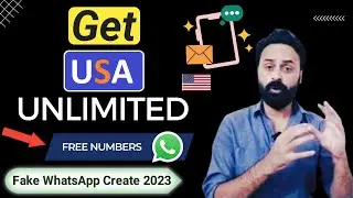 Fake Whatsapp number 2022 | fake number se whatsapp kaise chalaye | Get FREE US number for Whatsapp
