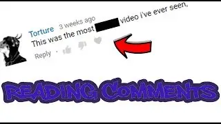 reading comments.