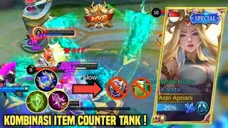 BUILD KADITA TERSAKIT FULL DAMAGE | ITEM COUNTER TANK | KADITA MOBILE LEGENDS