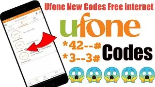 Ufone Free internet New Codes || Ufone Free internet 2022 update