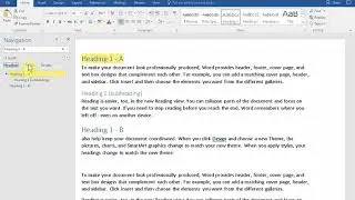 Microsoft Word Navigation Tips and Keyboard Shortcuts - Tutorial