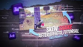 Best SKEW SHAKE Tutorial | After Effects Tutorial | Free Project File in desc.