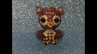 Амигуруми сова из бисера