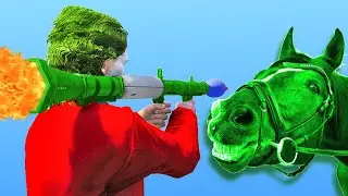 GTA 5 Water Ragdolls JOKER VS HORSE (GTA 5 Superhero Battle, Euphoria Physics, Jumps & Fails)