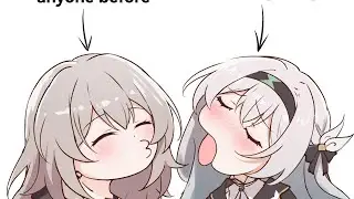 Honkai star rail's fandom be like: 🥰🥰🥰