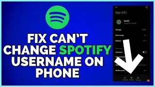 FIX Can't Change Spotify Username (Easy Tutorial)