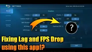 How to fix Lag and FPS Drop in Mobile Legends using this app!? | NEW UPDATE 2020 | Must watch!!!q