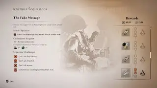 AC Mirage: The Fake Message Animus Sequences Challenges