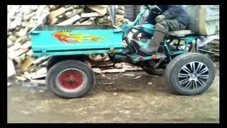 Обзор самодельного трактора 