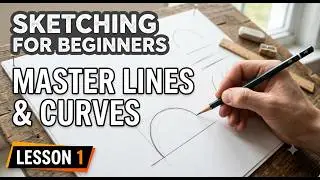 How to Draw Perfect Lines & Curves | Sketching for Beginners (Lesson 1)