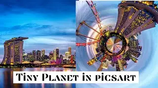 Tiny Planet using Picsart | Tiny Planet editing using Mobile | Mobile Photography Stacked