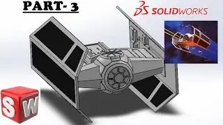 How to Model a Star Wars Spaceship Tie Fighter  Part 3