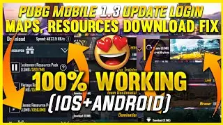 After 1.3.0 Update Pubg Mobile Maps,Resources Download Error Fix(IOS+ANDROID) | 
