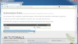 How To Automate Your Aweber Lists