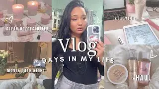 days in my life vlog 🍄 date night, studying, errands, shopping  +haul