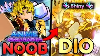 Going From A NOOB To 0.1% DIO In Anime Vanguards! (Roblox)