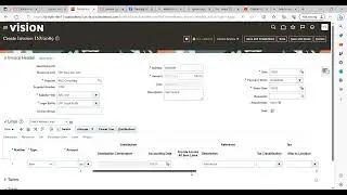 Oracle Fusion Payables- How to Create a standard Invoice & steps