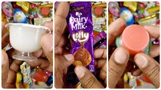 ASMR Yummy New Jellies and Cadbury Lollypop Chocolate 😋😍♥️ #asmr