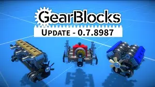 GearBlocks Update - Combustion engines, new parts & materials, and more