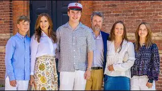 Party for Prince Christian of Denmark he concludes final exams #royalty