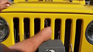 JEEP TJ WRANGLER TUFFY hood latch LOCK install 2004 RUBICON