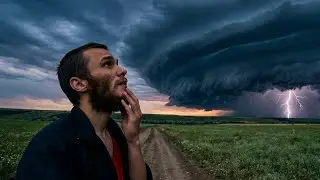 ЭПИЧНАЯ СУПЕР ГРОЗА ⚡ Ужасающая Чернота 🌩️ Грозовой День в Деревне Отшельника | Фильм Про Грозу 2021