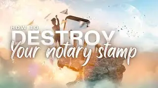 How-to destroy your expired notary stamp