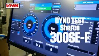 Dyno test Sherco 300SE Factory 2022 with VHM cylinder head