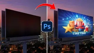 Billboard Mockup in Photoshop Tutorial #photoshop