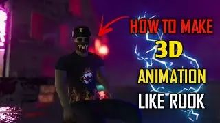 🔥How To Edit Like Ruok FF | How To Make 3D Intro Like Ruok FF❗ By Abhishek FF