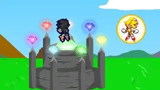 Dark sonic vs fleetway super sonic