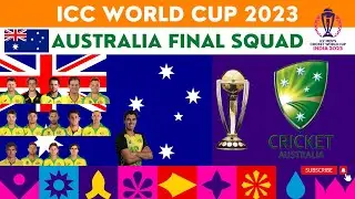 ODI World Cup 2023 Australia Squad : Australia squad for world cup 2023