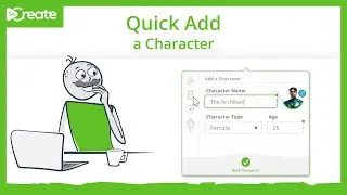 Use Quick Add to Add a New Character - Desktop