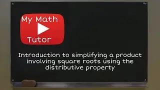 ALEKS | Introduction to simplifying a product involving square roots using the distributive property