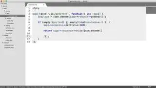 Create a URL Shortener API in PHP: Generating URLs (8/11)