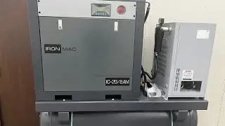 Блочная компрессорная станция iron Mac в наличии в выставочном зале 😄