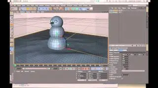 Snowman Project Intro Cinema 4D