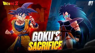 Goku's Ultimate Sacrifice Defeating Raditz with Piccolo | DBZ: Kakarot Gameplay #1