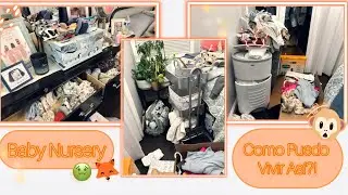 The DIRTIEST Baby Nursery EVER! 🤮 || MOTIVATIONAL || DEEP CLEAN || LAUNDRY DAY 🧺