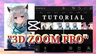 3D Zoom Pro Effect Capcut Update 2022 | Capcut Editing