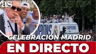 CELEBRACIÓN  REAL MADRID EN VIVO I CAMPEÓN CHAMPIONS LEAGUE