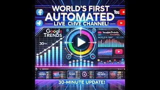 World’s First Fully Automated Live News Channel for Google & YouTube Trends!