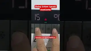 Dolap ünlem işareti resetleme