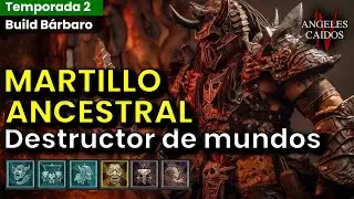 😲Diablo 4 Barbarian Build | HAMMER OF THE ANCESTORS | Season 2👈