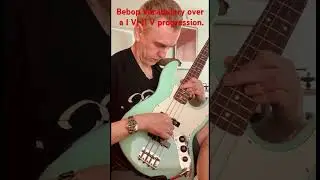 Using some classic Charlie Parker to spice up this turnaround lick.. #basstechnique #basspractice