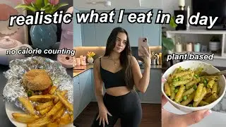 realistic what I eat in a day ✨🍔