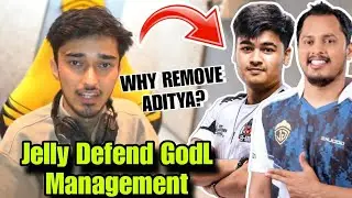 Jelly reply Leaving GodL After this..😱 Explain 8bit Aditya Matter🚨