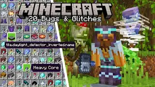 20 Minecraft 1.21+ Glitches!  OP Duplication Glitch, Illegals & More!! MCPE,PS,XBOX,PC,Switch.